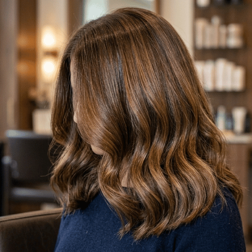 Caramel Melt-Extensions: Wärme pur für Brünette