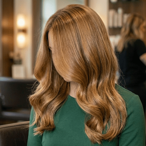 Honey Blonde-Extensions: Warmes Blond mit Substanz